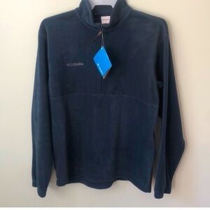 NWT Columbia Men's Hemlock Ridge Dark Blue Zip-Up Sweater